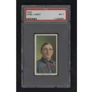   1909 1911 T206 Unknown Back Hans Lobert PSA NM 7 Sports Collectibles