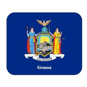  US State Flag   Genoa, New York (NY) Mouse Pad Everything 