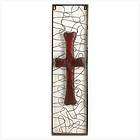 LARGE FREE FORM WIRE DESIGN WALL CROSS WITH CUTOUT METAL CRUCIFIX 8 X 