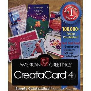 AMERICAN GREETINGS CREATACARD 4   Windows 2000 / 95 / 98 / NT