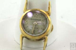 JAEGER LE COULTRE TURLER VINTAGE 18K YELLOW GOLD BACK WINDING LADIES 