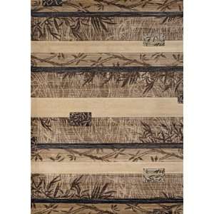  World Rug Gallery Beverly 3070 Ivory Brown 5 3 x 7 3 