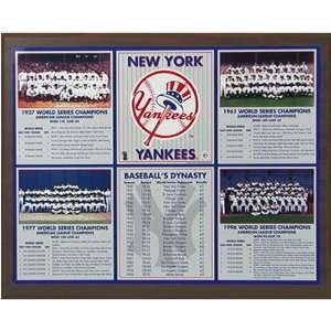  New York Yankees Team Dynasty Healy Plaque Sports 