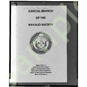 Judicial branch of the Navajo Nation Rules of court