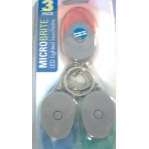  Microbrite 3 LED Lighted Keychains
