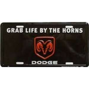  Dodge Grab Life by the Horns License Plate Plates Tag Tags 