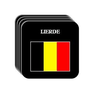  Belgium   LIERDE Set of 4 Mini Mousepad Coasters 
