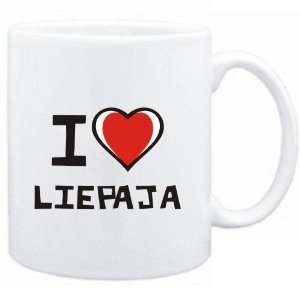  Mug White I love Liepaja  Cities