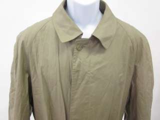 SANYO JAPAN Coated Khaki Belted Trench Coat Size L / 42  