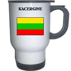  Lithuania   KACERGINE White Stainless Steel Mug 