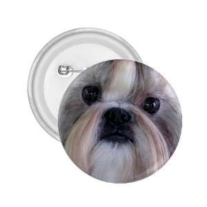 Lhasa Apso 2.25in Button D0719