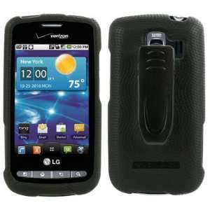   LG Vortex VS660 Body Glove Snap On Cover with Belt Clip Cell Phones