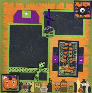 KILLER COSTUMES halloween 2 premade pages 12X12 scrapbooks paper 