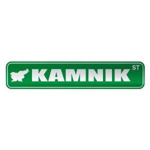 KAMNIK ST  STREET SIGN CITY SLOVENIA 