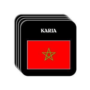  Morocco   KARIA Set of 4 Mini Mousepad Coasters 