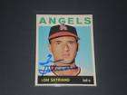 Tom Satriano Cal Angels 1965 Topps card signed JSA  
