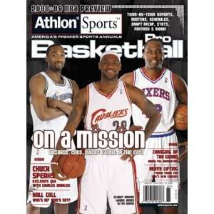 Lebron James unsigned 2008 09 Cleveland Cavaliers Preseason Basketball 