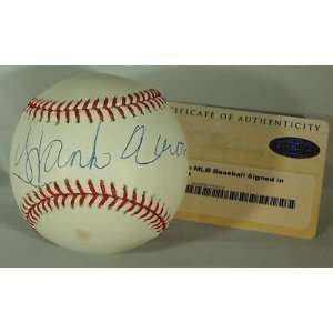  Hank Aaron Signed Baseball   OML * * STEINER PSA DNA 