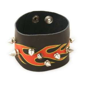  Stylish Leather Wrist Band Bracelet Yx75 
