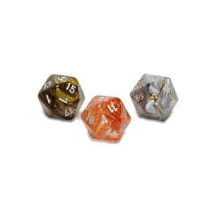  Chessex Leaf 16mm d20 Dice, Assorted Colors Toys & Games