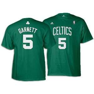  adidas Boston Celtics #5 Kevin Garnett Green Player T 