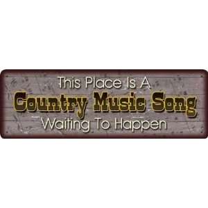  Rivers Edge Large Tin Sign   Country Music Song Sports 