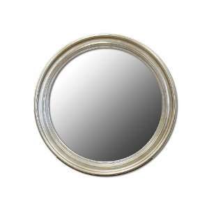  Shades Of Silver Round Bathroom Mirror