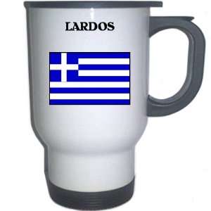  Greece   LARDOS White Stainless Steel Mug Everything 