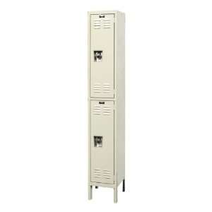 Fully Assembled One Wide Double Tier Lockers with Locks 12 W x 18 D 