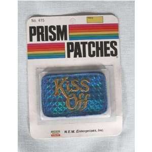  1970s Kiss Off Reflective Prism Patch 