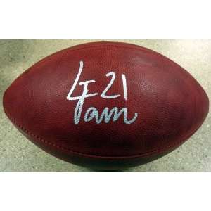  LaMichael James Autographed/Hand Signed NFL Leather 