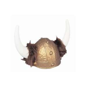  Deluxe Plastic Viking Helmet Costume Hat with Fur Toys 