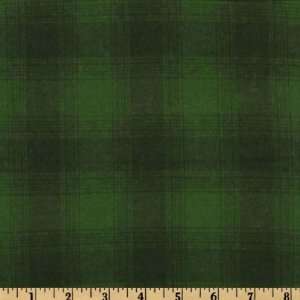  44 Wide Peppermint & Hollyberry Plaid Evergreen Fabric 