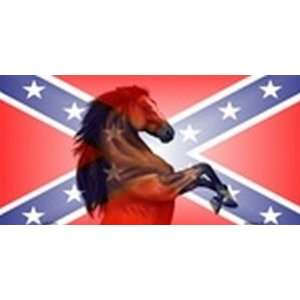 Confederate Stallion Horse License Plates Blanks for Customizing Plate 