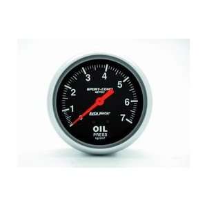  Auto Meter 3412 J 2 5/8 Mechanical Fuel Pressure Gauge 