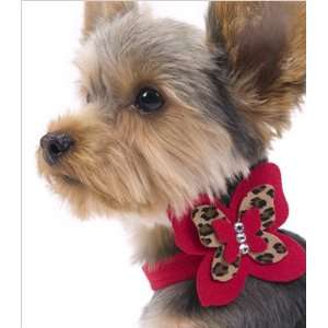   for Dog Collars   Butterfly (Red with Cheetah)