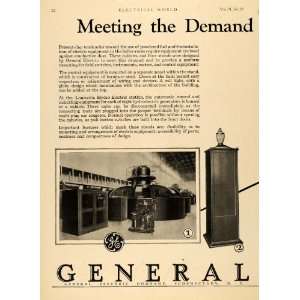   Co. Steam Turbine Gauge Board   Original Print Ad