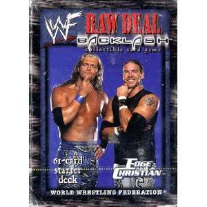  WWF Raw Deal Backlash Collectible Card Game Edge and Christian 