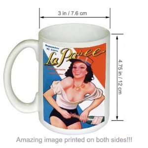 Bare Facts La Paree Magazine Vintage Pinup Girl COFFEE MUG  