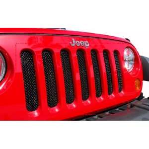  2007 2012 JEEP WRANGLER BLACK MESH GRILLE GRILL 