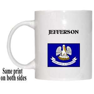    US State Flag   JEFFERSON, Louisiana (LA) Mug 