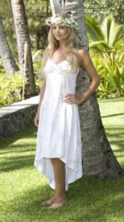   Dress   Alii Collection Hawaiian Print Beach Wedding Dress Clothing