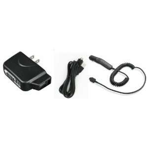  Vehicle Plug in Adapter + Original Home Wall AC Travel Charger + USB 