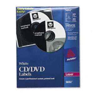  Avery CD/DVD Label,40 / Pack   Circle   4/Sheet   Laser 