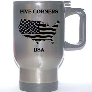  US Flag   Five Corners, Washington (WA) Stainless Steel 