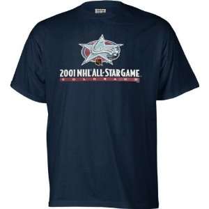  Colorado Avalanche 2001 NHL All Star Game T Shirt Sports 