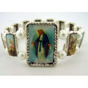   Of Grace Devotional Saints Bracelet 13 Icons Religious Gift Jewlery