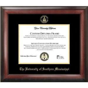   Eagles Satin Mahogany Embossed Seal Diploma Frame