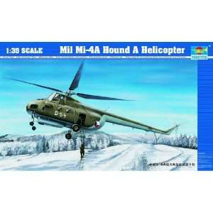   MODELS   1/35 Soviet Mil Mi4A Hound A Helicopter (Plastic Mode Toys
