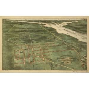 1890 map of Alexandria, Virginia